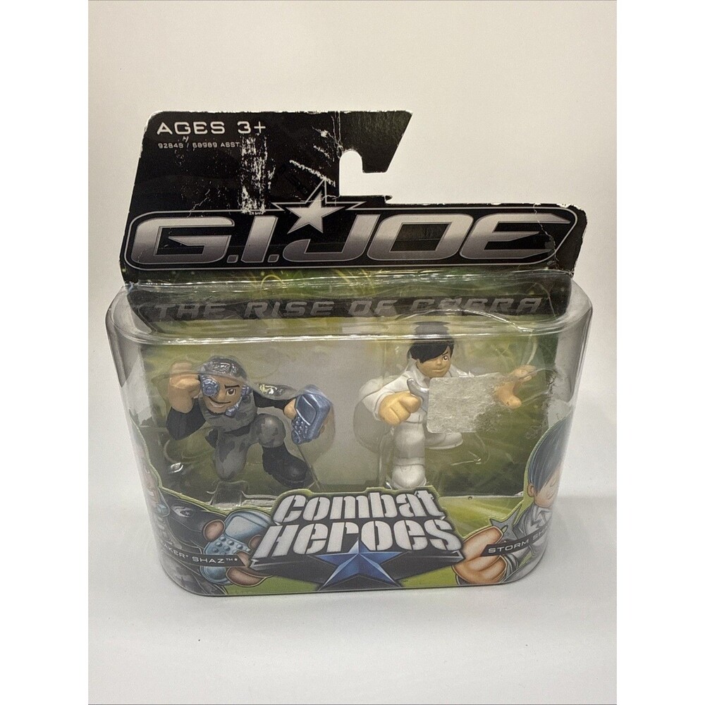 ABEL "BREAKER" SHAZ & STORM SHADOW * COMBAT HEROES * 2009 GI Joe Rise of Cobra
